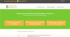 Desktop Screenshot of bestatter-preisvergleich.de